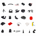 50 &uuml;hes V&auml;lispordi Tegevuskaamera Tarvikute Komplekt Pea Rind K&auml;eshoitav Fikseeritud Pildistusv&ouml;&ouml;