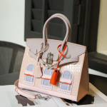 Naiste naturaalsest nahast kontrastv&auml;rvi k&auml;ekott - Platinum Edition 25cm Length x 13cm Width x 20cm Height