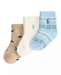 Polo Ralph Lauren | Beebi Fair Isle naljakas sokk, 3-pakk 18 24 months