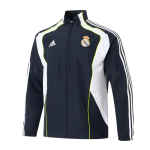 Adidas Real Madrid Mood Vabaaja Spordihingav Seisukrae Jakk Meeste Jakid Must JF2575 M white
