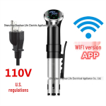 WiFi Sous Vide aeglane pliit ja sulatuspulk black