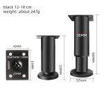 Reguleeritavad Teleskoopilised Kappijalad Lauajalad Reguleeritava K&otilde;rgusega &Uuml;mmargused M&ouml;&ouml;bli Diivanijalad Tugijalad