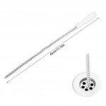 Paindlik 45 cm toru s&uuml;vendushari vannitoa juuksekanalisatsiooni valamu puhastamiseks kanalisatsiooni puhastamiseks ja ummistuse pistiku aukude eemaldamiseks 1 * Cleaning brush
