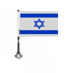 Drapeau - Iisrael - 14 x 21 cm - 5 t&uuml;kki - Pol&uuml;ester - J&auml;lg, rekto/verso