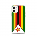 Coque - PIXELFORMA - iPhone 12 - Drapeau du Zimbabwe - Silikoonist supp - Kaitse t&auml;ielik
