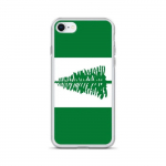 Coque iPhone &ndash; Mitmev&auml;rviline &ndash; Drapeau &icirc;le Norfolk &ndash; Supp &ndash; Silikoon &ndash; Vertikaalne
