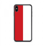 Coque iPhone - Monaco - Drapeau - Souple - Mitmev&auml;rviline - &Uuml;hilduv iPhone XS Max