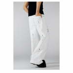 Denim Vabaajap&uuml;ksid Sirge L&otilde;ikega L&otilde;dvem Stiil High Street Stiil Valged Meeste Jeansid 28 valge