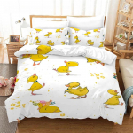 Kollase Pardi Voodipesu Komplekt &Uuml;he Inimese Twin T&auml;iskasvanu Queen King Suuruses V&auml;ike Pardi Voodikomplekt T&auml;iskasvanud Poiste Magamistuba Tekikoti Komplektid 3D Prindiga EU single(135x200cm)