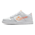 Nike Dunk Low SE GS 3D Swoosh Laste tossud Valge Pure-Platinum Total-Orange DR0171-100 36