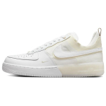 Nike Air Force 1 React Kookospiim Unisex Tossud Valge Hele-Raud-Maakivi DH7615-100 36.5