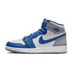 Air Jordan 1 Retro High OG GS True Blue Laste tossud White Cement-Grey FD1437-410 35.5