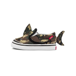 Vans Slip-On V v&auml;ikelapse Camo Shark beebitossud pruunid mustad-valged VN0A7Q4ZASB 19