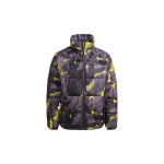 Adidas Originaalid Clover Adventure Puff Soe Tr&uuml;kitud P&uuml;stkrae Puuvillane Jakk Meeste &Uuml;ler&otilde;ivad Lilleline GE1286 S