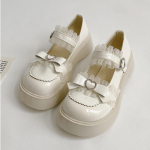 Moodsad Jaapani Kawaii Lolita Kingad JK &Uuml;likonna Pumbad Mary Janes Kleit Cosplay Kontsad Beež Must Loaferid Platvorm Kontsad Naine Pumbad 35