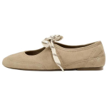 Zara Kerged Vintage Suede Paeladega Balletikad Vabaaja Kingad Naiste Kingad Pruun 12539510107 37