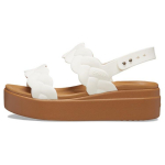 Crocs Mugavad Vabaaja &Uuml;he Rihmaga Sandaalid 4,5 cm Naiste Sandaalid Valge 209977-0WV 38-39
