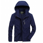 Meeste kevad- ja s&uuml;gisjope &otilde;huke v&auml;listingimustes veekindel, tuulekindel meeste jope m&auml;gironimis&uuml;likonna &uuml;laosa 4XL