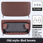 Autoistme seljatoe laud BMW F10 F07 F02 5 seeria tagumisele seljatoele Paneeliosa nahkkate nahkkate panipaikade tasku