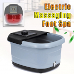 500W Elektriline Jalavann Massaažiseade Rullikud Vibratsioon Kuumus Elektrilised Hapnikumullid Surve Leevendamiseks L&otilde;&otilde;gastus 38,5 x 31,5 x 21 cm