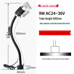 LED Masinat&ouml;&ouml;riista T&ouml;&ouml;valgusti &ndash; CNC Treipingi Voolikuga Magnetiline Painduva Kaelaga Valgusti 24V/220V