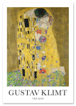 Plakat Gustav Klimt suudlus 21x29,7 cm A4
