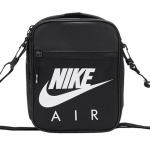 Nike Pol&uuml;ester &Otilde;lakott, Crossbody kott Tavaline Unisex Puhtalt Must Vabaaja NY2033035GS-001