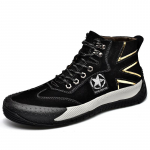 S&uuml;gis ja talv Uued meeste spordijalatsid vabaajajalatsid Meeste moodsad jalan&otilde;ud Mid-Top Meeste jalan&otilde;ud Poolsaapad Stiilne toss 38