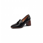 Mood 2025 Kevad Uued EHTSA NAHK Naiste Kingad VABA AEG Naiste Slip-On Madalad Kingad Ruudukujulise Varbaga Kontsad Kingad Naistele Zapatos De Mujer 34 must
