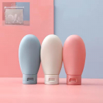 3 TK Reisipudelikomplekt &Scaron;ampoon Du&scaron;igeel Vajutust&uuml;&uuml;pi Suure mahutavusega Kosmeetiline Losjoon K&auml;teseebi Dosaatorpudel Silicone