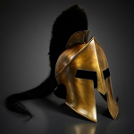 Sparta kiiver K&auml;sit&ouml;&ouml;na valmistatud Kreeka s&otilde;dalase soomus Cosplay, LARP, Halloweeni kaunistuseks Kvaliteetne koopia kiiver Keskaegne Decor