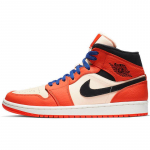Jordan 1 Mid 'Team Orange Black' Jordan 852542-800 44.5