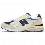 New Balance Teddy Santis X 990v3 Valmistatud USA-s 'Valge Sinine' Tossud M990WB3 37
