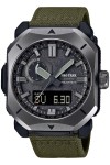 Casio Pro Trek Climber Line p&auml;ikesetoitega kell khakirohelise raadiojuhtimisega CORDURAre/cor&trade; rihmaga PRW-6900YB-3JF, Meeste