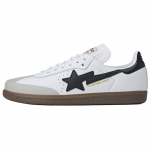 Adidas Bape X Adidas Samba 'Valge Must Kumm' Tossud JR9245 36⅔