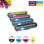 4 toonerit laserile &uuml;hilduvad asenduseks Brother HL-3170CDW toonerile Brother tooner HL3150CDW 3140CW Brother tooner TN241-TN245