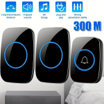 1 nupp 2 vastuv&otilde;tjat juhtmevaba uksekell, 300-meetrise efektiivse t&ouml;&ouml;raadiusega, pistikupessa &uuml;hendatav uksekell, LED-indikaator, 5-tasemeline helitugevuse reguleerimine, 60 helinat. 1 button 2 receivers