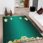 Islami festivali palvevaip moslemite p&otilde;lvili olemise pol&uuml;estermatt Ramadan Kareem moslemitele islami vaip palve p&otilde;randamatid libisemiskindel vaip 120 x160cm