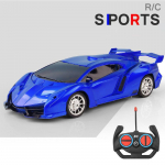 1:16 4 kanalit RC auto LED valgusega 2,4G raadio kaugjuhtimispult autod sportautod kiire driftiauto poiste m&auml;nguasjad lastele 30M s&auml;rav sinine v&auml;rv