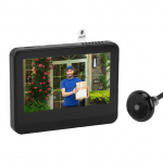 Uksekella kaamera 1080P 4,3-tolline v&auml;rviline LCD-ekraan Kahesuunaline intercom PIR-liikumisandur Digitaalne uksevaataja koduks