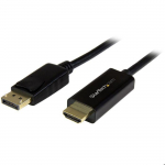 DisplayPortist HDMI-ks adapterkaabel - STARTECH.COM - 2 m - 4K - HDCP/DPCP - Must