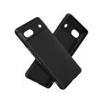 Coque en silicone gel - Google Pixel 6A - Noir - Souple - Protection contre chocs et rayures