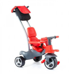 Tricycle - Rouge - 122022 - Roues en gomme - Montage facile - Pour enfants de 18 mois &agrave; 4 ans