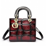 Moodne K&auml;ekott, Luksuslik &Uuml;he&otilde;laga Crossbody Kott burgundiapunane