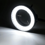 60 LED-r&otilde;ngastuli Reguleeritava heledusega valgusti lamp stereomikroskoobi jaoks LED-valgus mikroskoobi kaamera valgusallikas valge