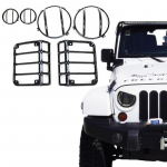 Must Valvkatete Komplekt 8tk/Komplekt Jeep Wrangler JK 2007-2017 Autole Esitulede Tagatulede Suunatule Valvkatteks