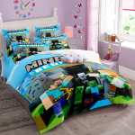 3D HD Avengers Minu Maailm Koletis Tapeet Digitaalne Tr&uuml;kk Voodipesukomplekt Tekikott Tekk Voodi Poistele T&uuml;drukutele Kingitus 140x200cm-2pcs