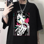 Anime Enmu tr&uuml;kiga T-s&auml;rk naistele Suvine T-s&auml;rk naistele Vabaaja l&uuml;hikeste varrukatega &uuml;mara kaelusega T-s&auml;rk Topid Y2k top Vintage riided Mood XXXXXL mitmev&auml;rviline