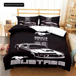 Mustangi auto muster tekikott voodipesu komplekt t&auml;iskasvanutele poistele voodikomplekt m&auml;ngude tekk tekikate voodipesu komplekt EU Single 135x200cm