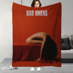 Rock Band B-Bad O-Omens Teki Disain Kerge &Uuml;hiselamute, Uinakute, Elutoa, Kontori, Diivani jaoks, Aastaringselt 30x40in
